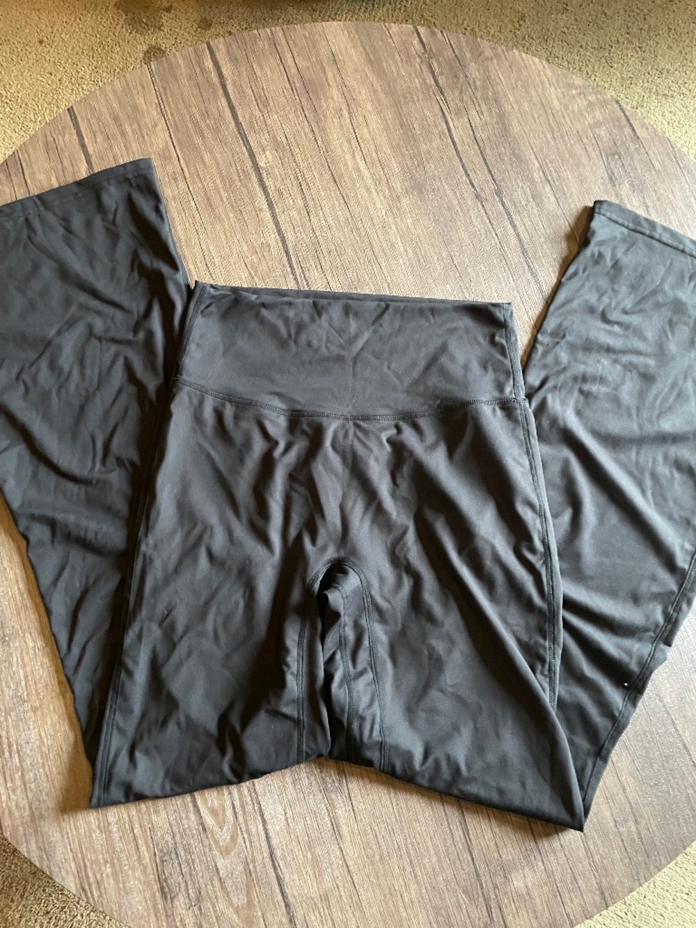 Birdie Black Flared Leggings